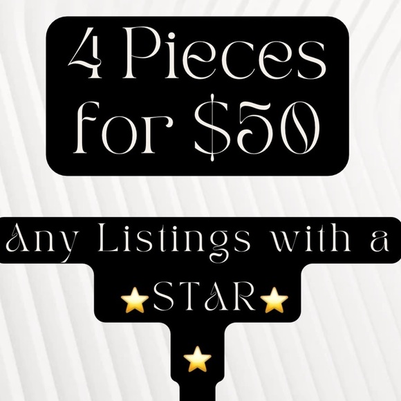 Choose ANY 4 items with a ⭐️ in the listing title for $50! - Picture 10 of 10